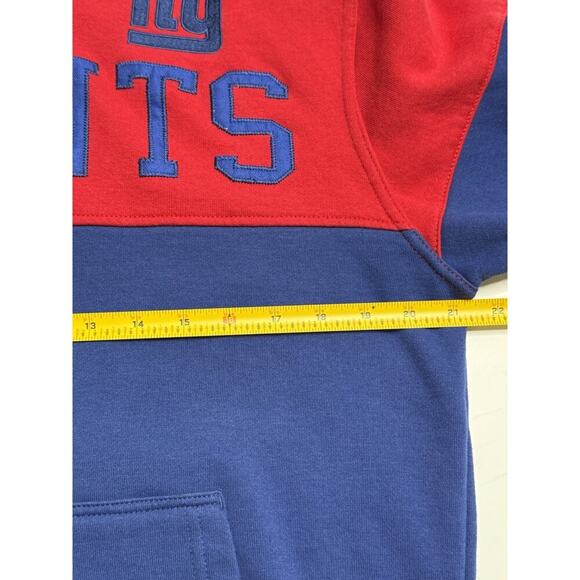 Starter NEW YORK GIANTS Fleece Hoodie Full-Zip Hooded Sweatshirt Size Medium - Picture 5 of 11